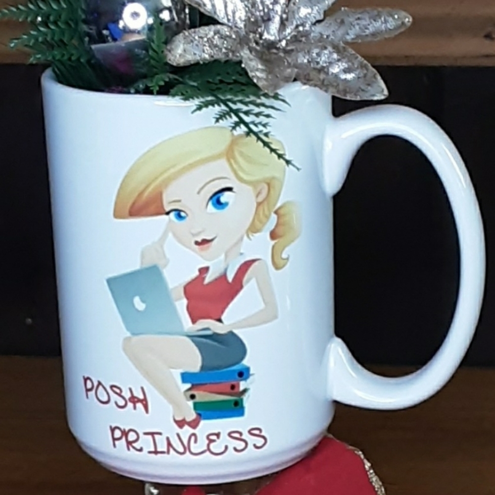 Posh Princess Ceramic Mug 15oz NEW